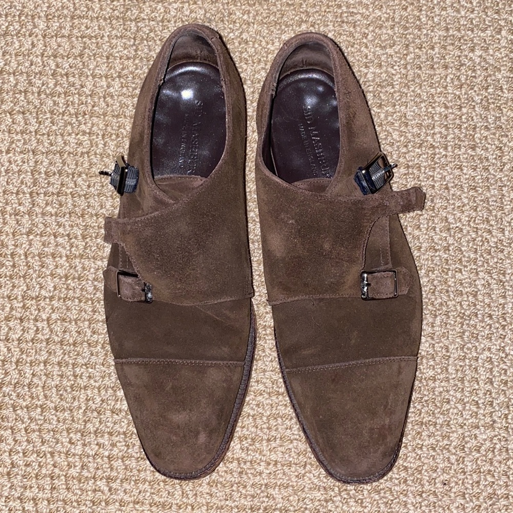 Sid Mashburn suede loafers